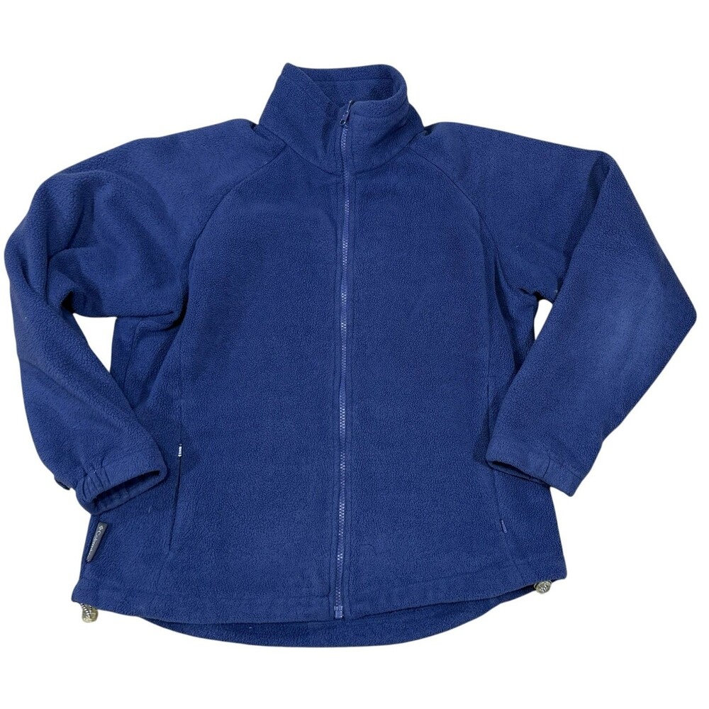 Vintage Columbia Women’s Medium Fleece Jacket Blue Full Zip - Size Medium